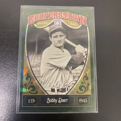 2013 Panini Cooperstown Green Crystal #43 Bobby Doerr Boston Red Sox